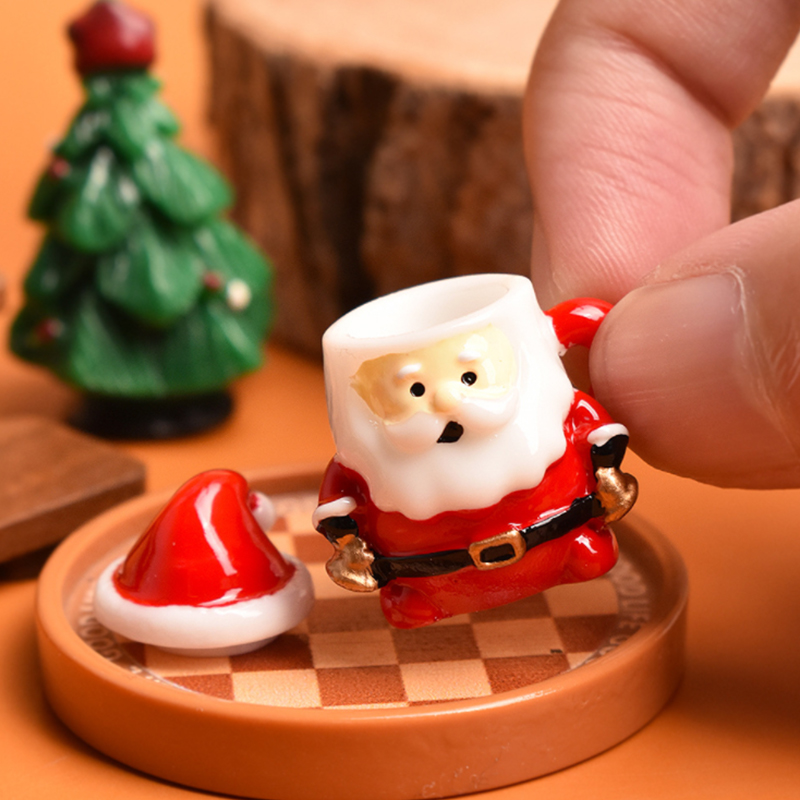 Mini Santa Teacup Ornament - R - Resin Crafts reseña y precio