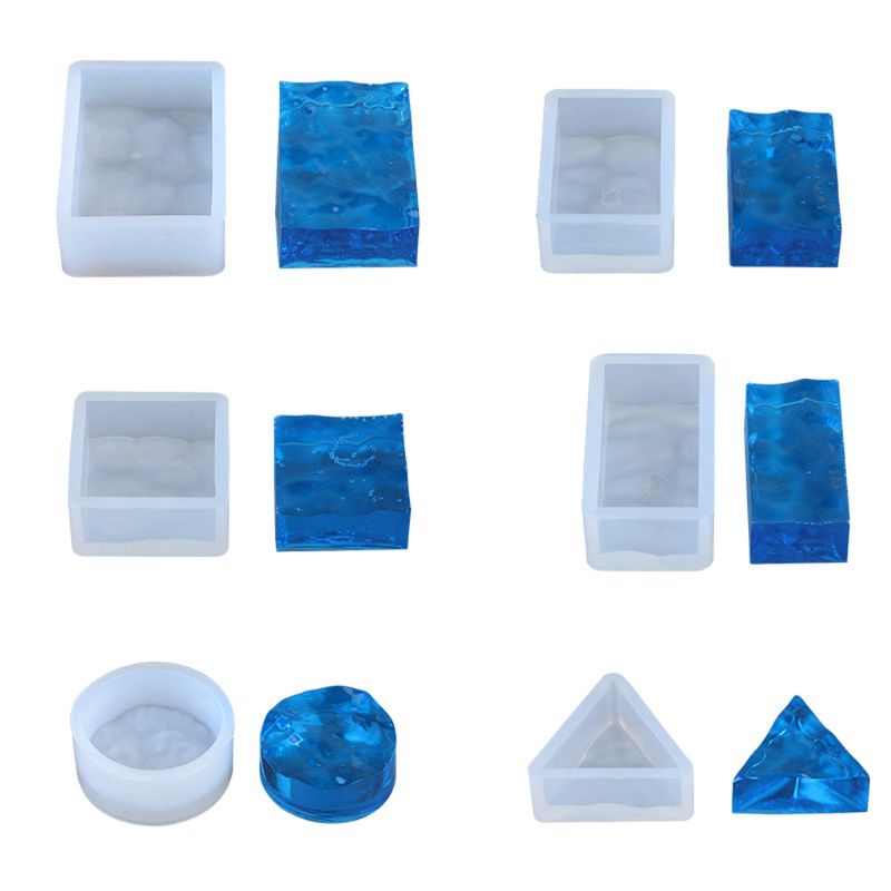 4Pcs Sea Wave Resin Mold Set W - Resin Ocean Wave Mold reseña y precio