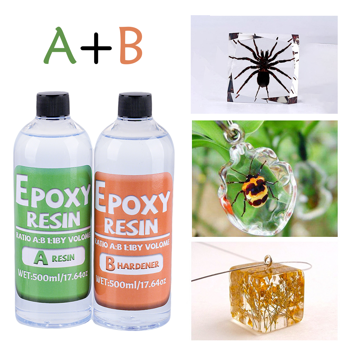 1:1 AB Resin Epoxy Glue Kit Hi - Resin Jewelry Kit reseña y precio
