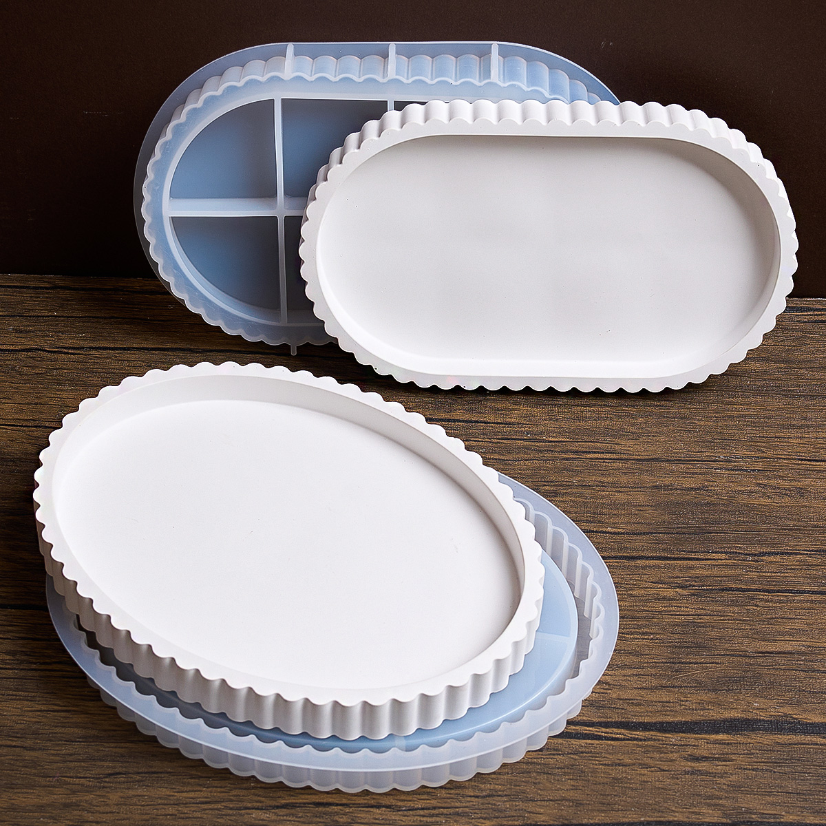 DIY Concrete Tray Silicone Mol - Coaster Mold Round reseña y precio