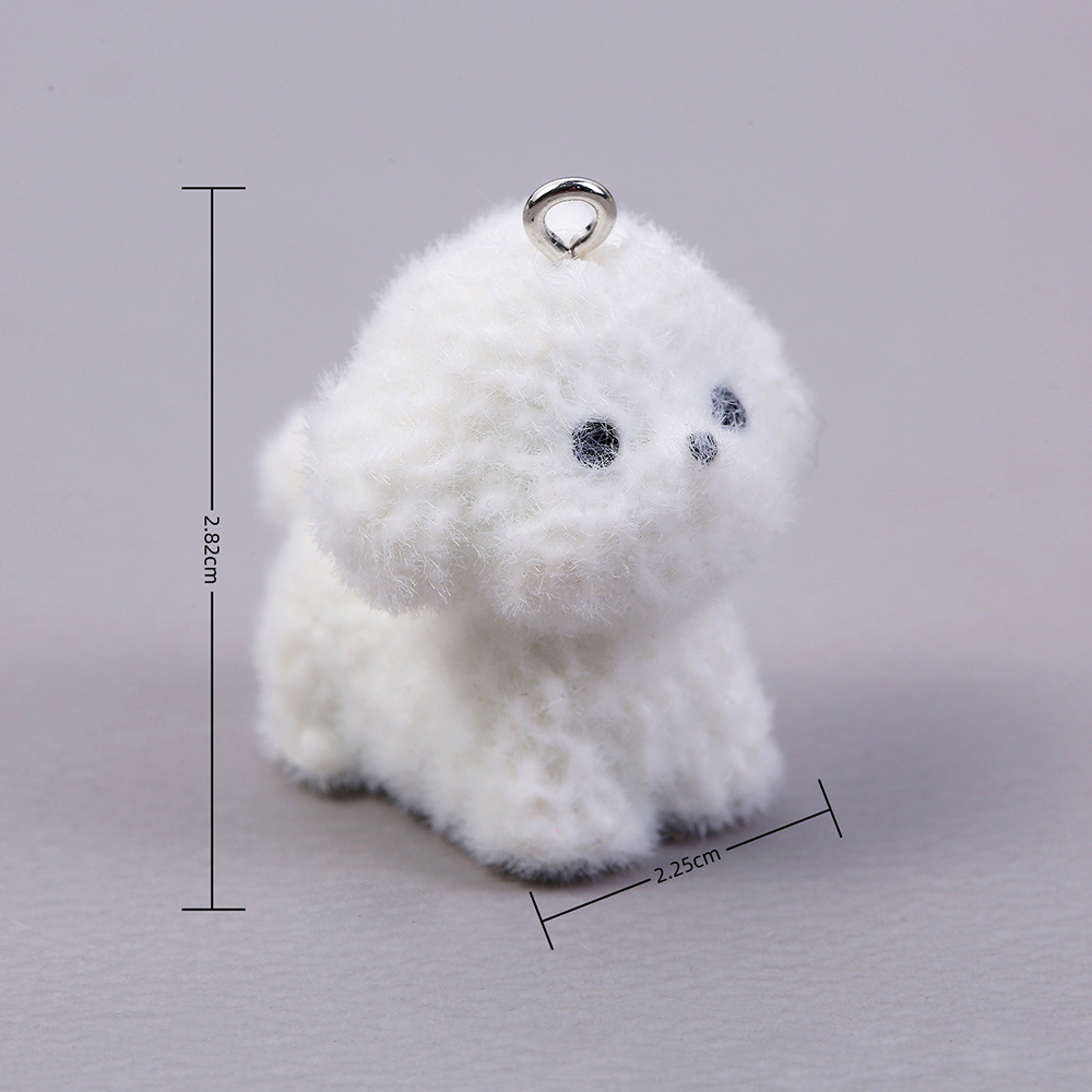 10pcs Flocking Puppy Dog Resin - Resin Craft Projects reseña y precio