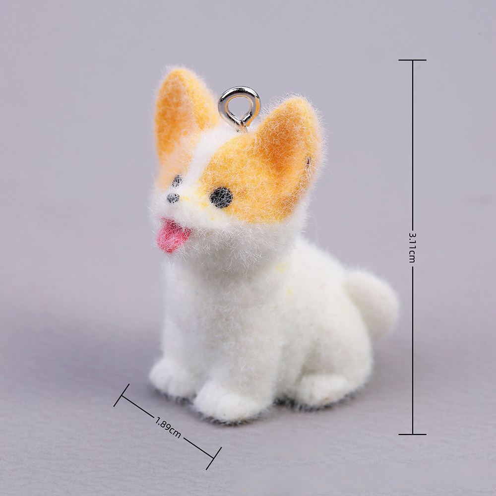 10pcs Flocking Puppy Dog Resin - Resin Craft Projects reseña y precio