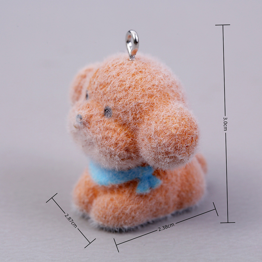 10pcs Flocking Puppy Dog Resin - Resin Craft Projects reseña y precio