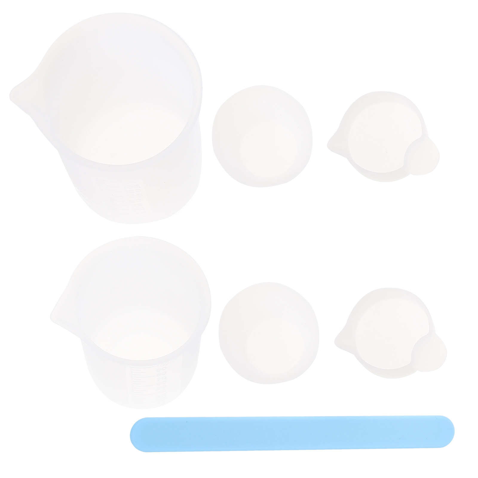 1Set DIY Silicone Epoxy Mixing - Mixing Cup Silicone reseña y precio