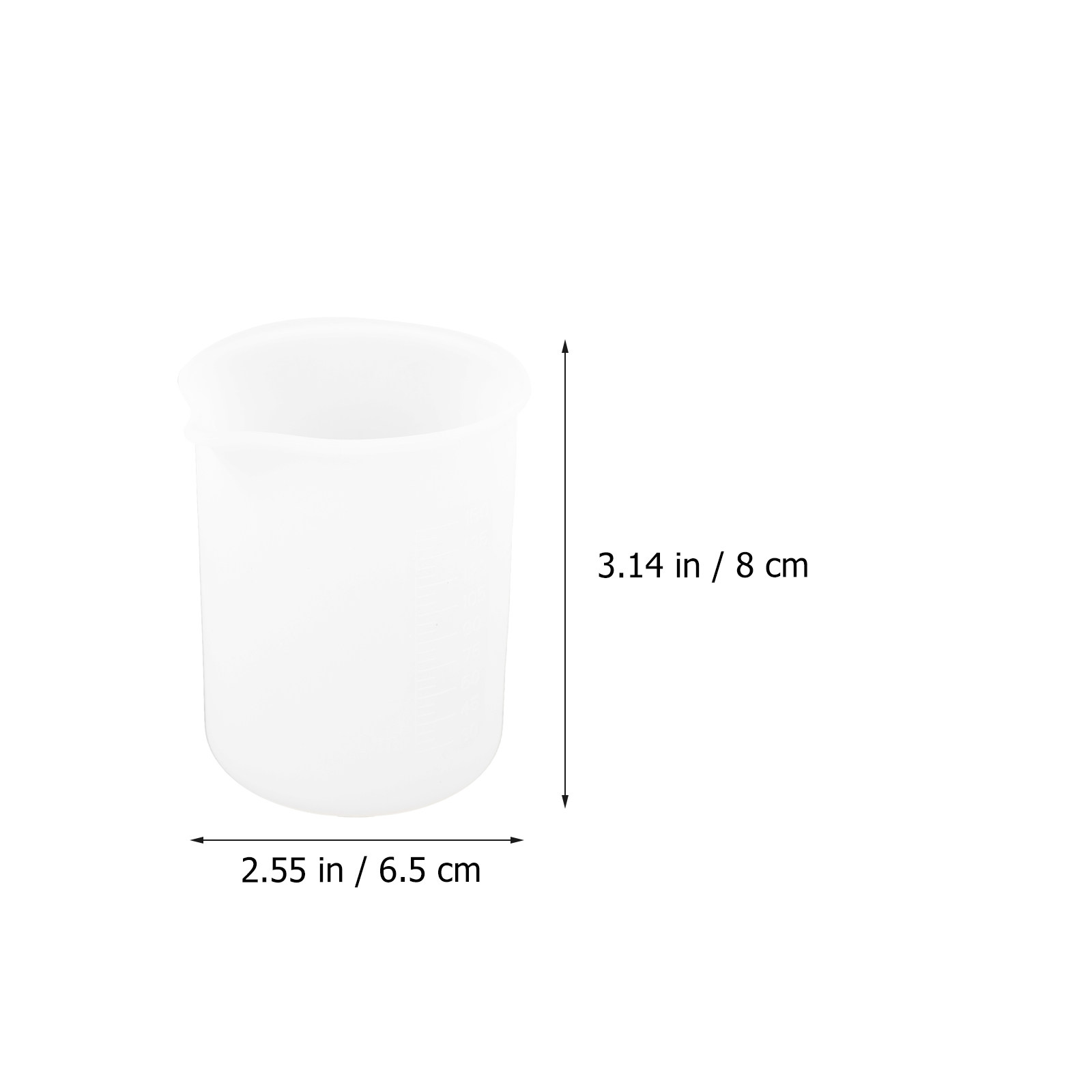 1Set DIY Silicone Epoxy Mixing - Mixing Cup Silicone reseña y precio
