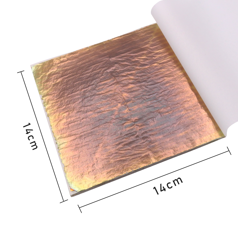 14x14cm Colorful Imitation Gol - Gold Foil Flakes reseña y precio