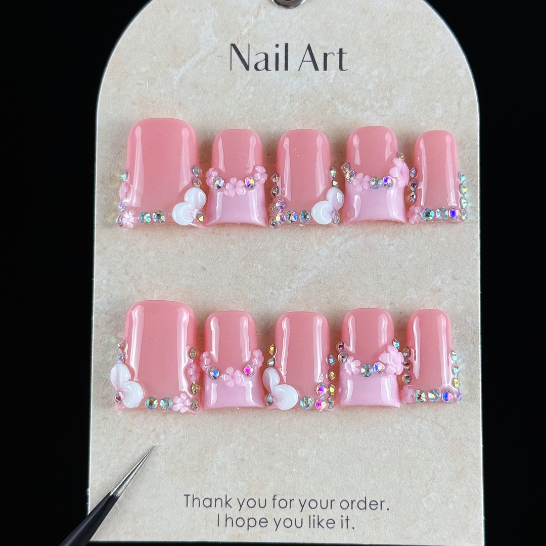 10pcs high-end Pink girl style - Resin Craft Material reseña y precio
