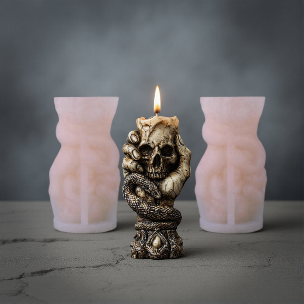 Halloween Skull Aroma Candle S - Resin Craft Workshop reseña y precio