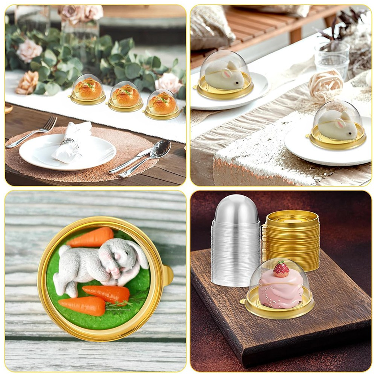 A06K Charcuterie Domes with Li - Dome Mold Clear reseña y precio