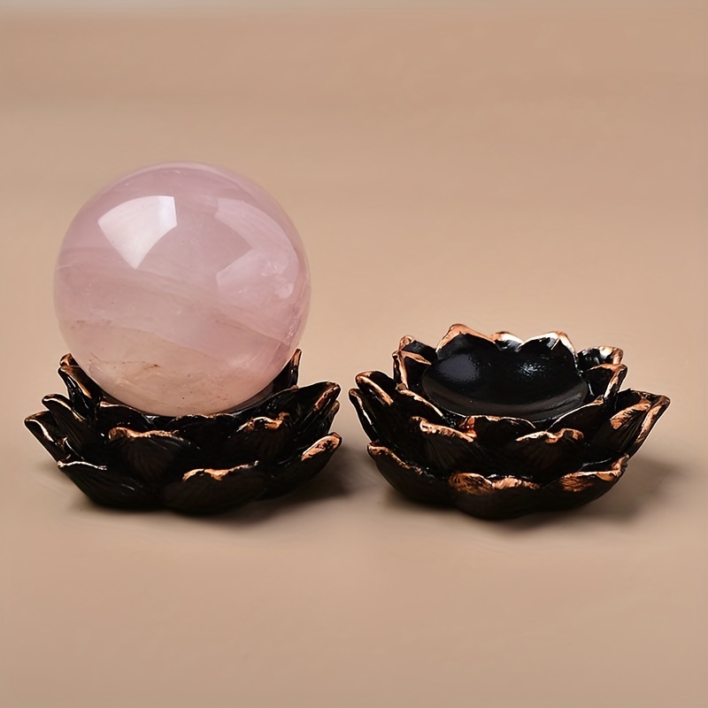 1pc Lotus Flower Crystal Ball  - Flower Preservation Resin reseña y precio