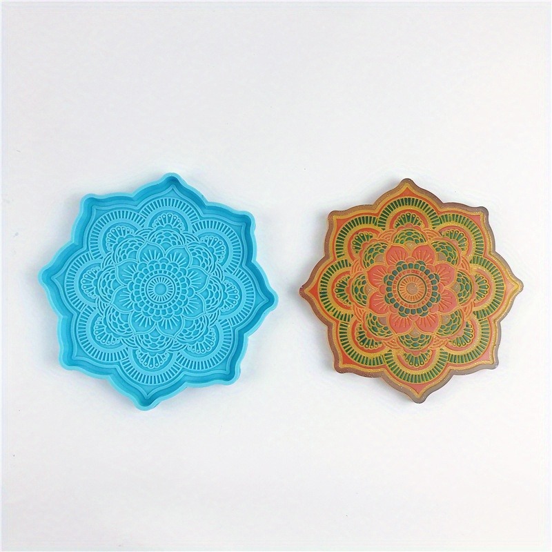 Mandala Coaster Silicone Mold  - Coaster Mold Round reseña y precio