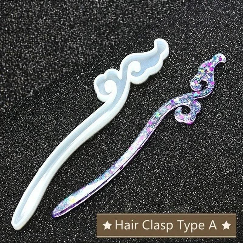 New Transparent Hairpin Silico - Resin Craft Supplies reseña y precio