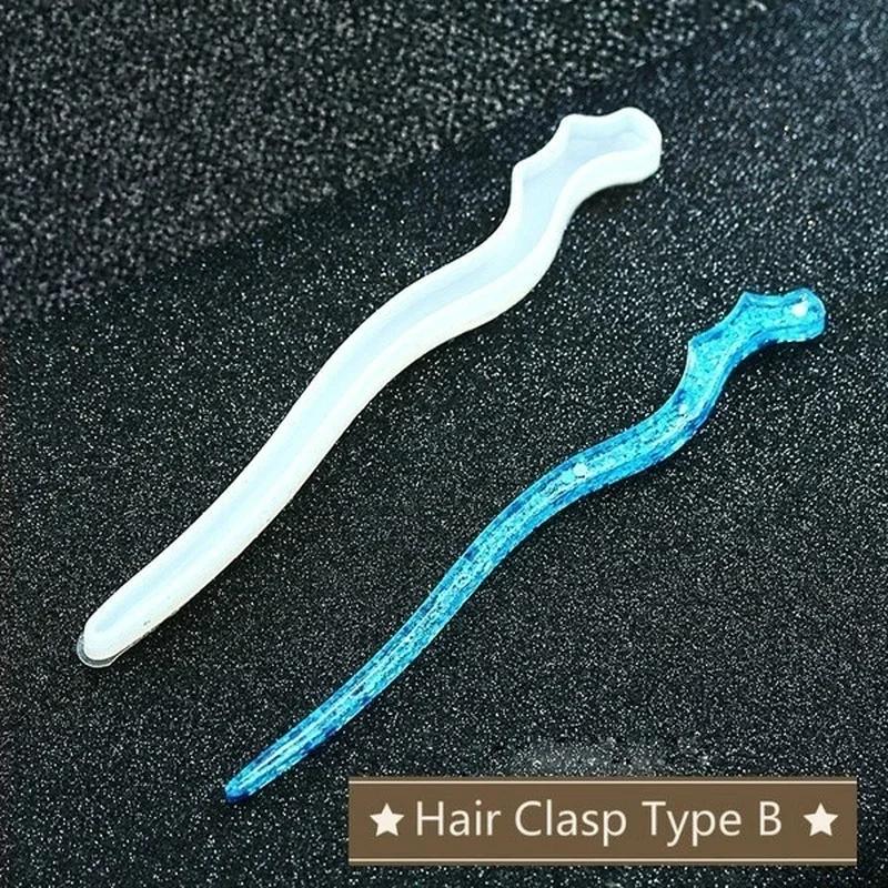 New Transparent Hairpin Silico - Resin Craft Supplies reseña y precio