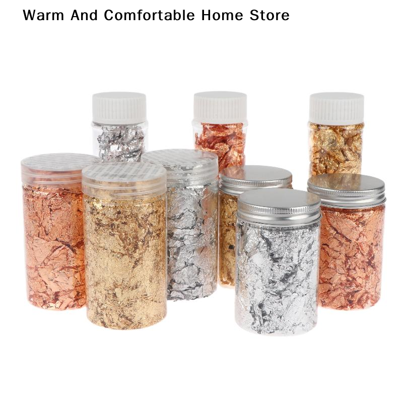 2/5/10g Metallic Foil Flakes G - Gold Foil Flakes reseña y precio