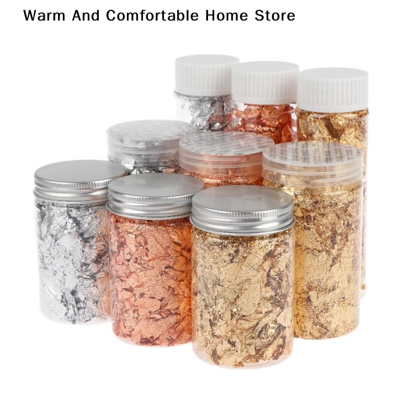 2/5/10g Metallic Foil Flakes G - Gold Foil Flakes reseña y precio