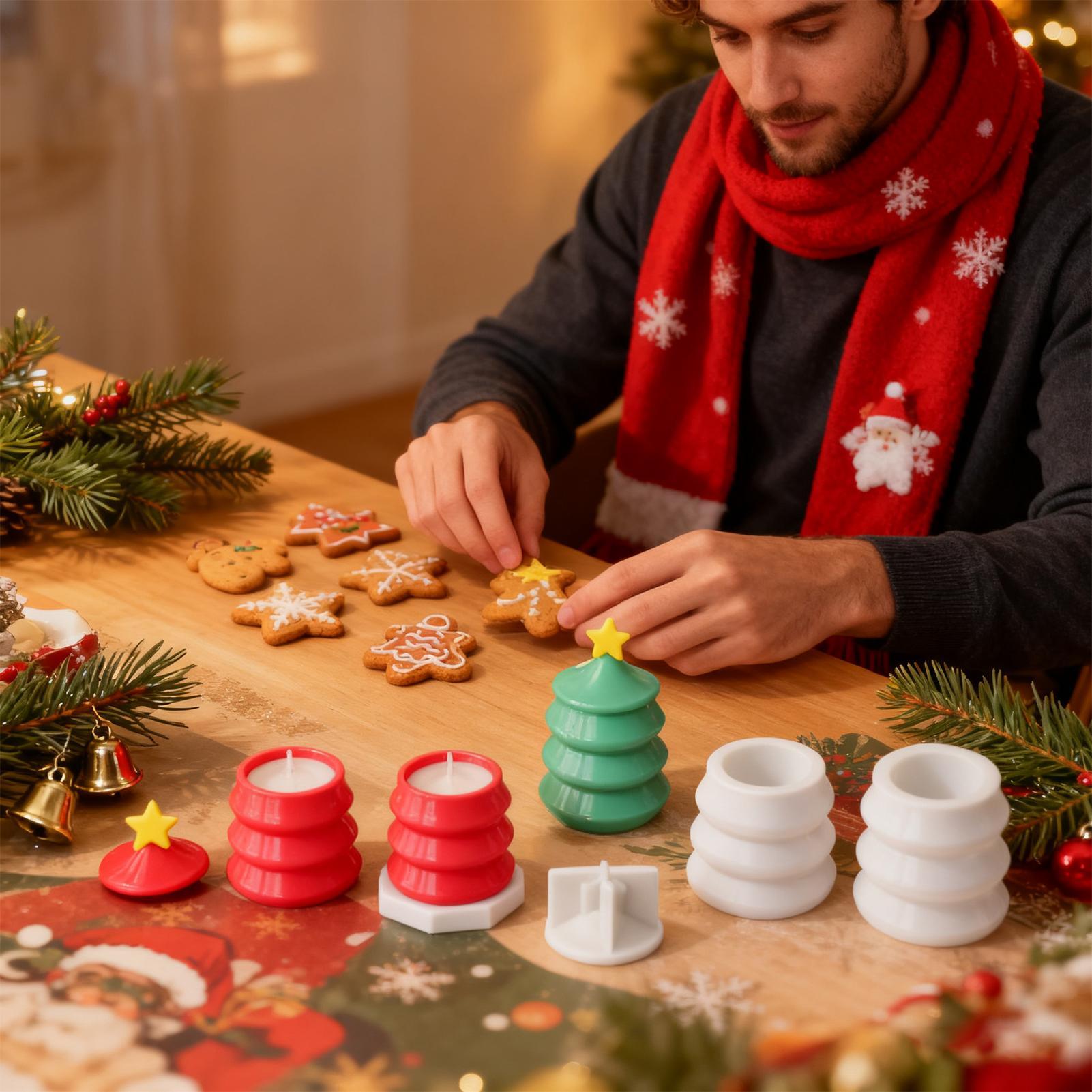 Christmas Tree Jar Mold DIY Si - Resin Craft Workshop reseña y precio