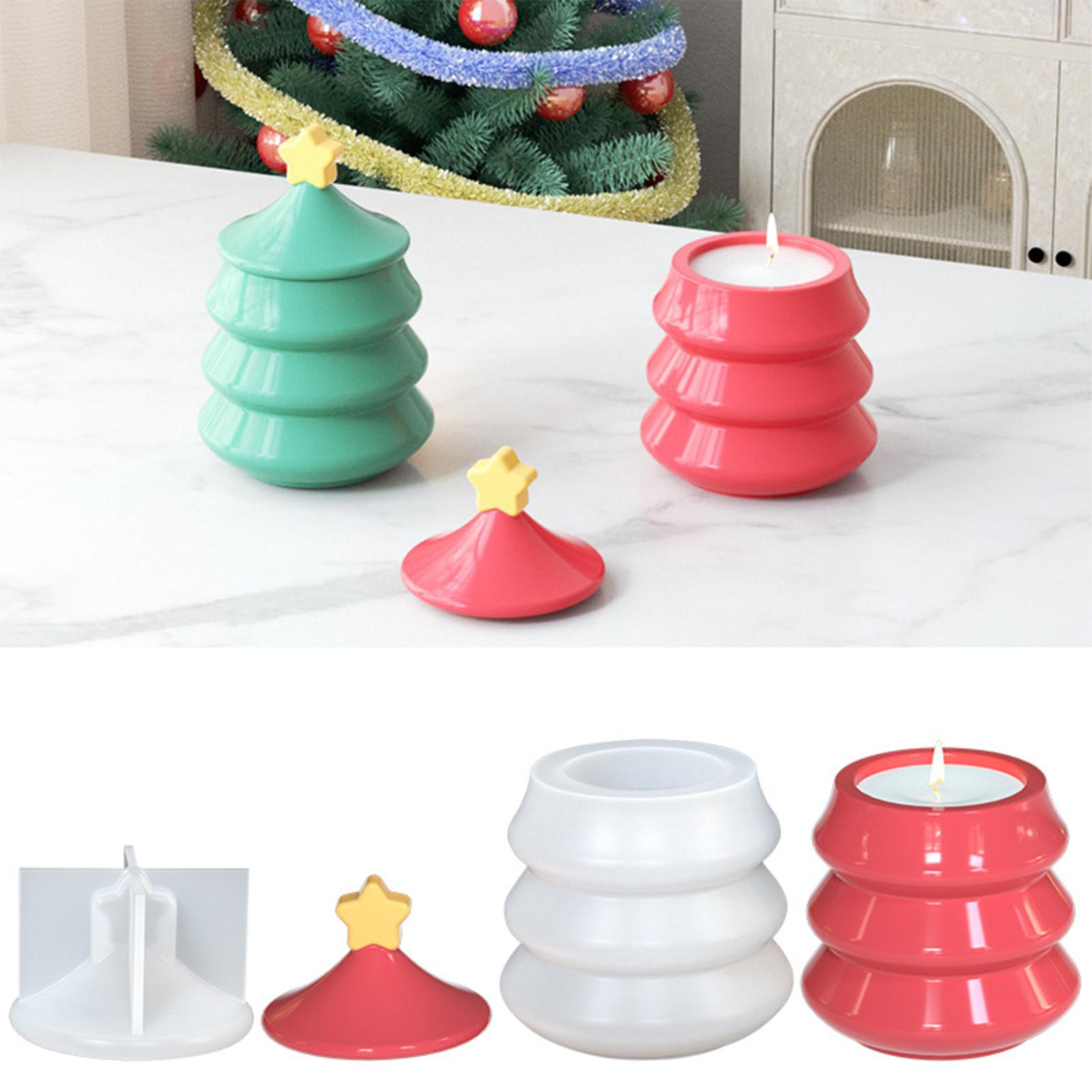 Christmas Tree Jar Mold DIY Si - Resin Craft Workshop reseña y precio
