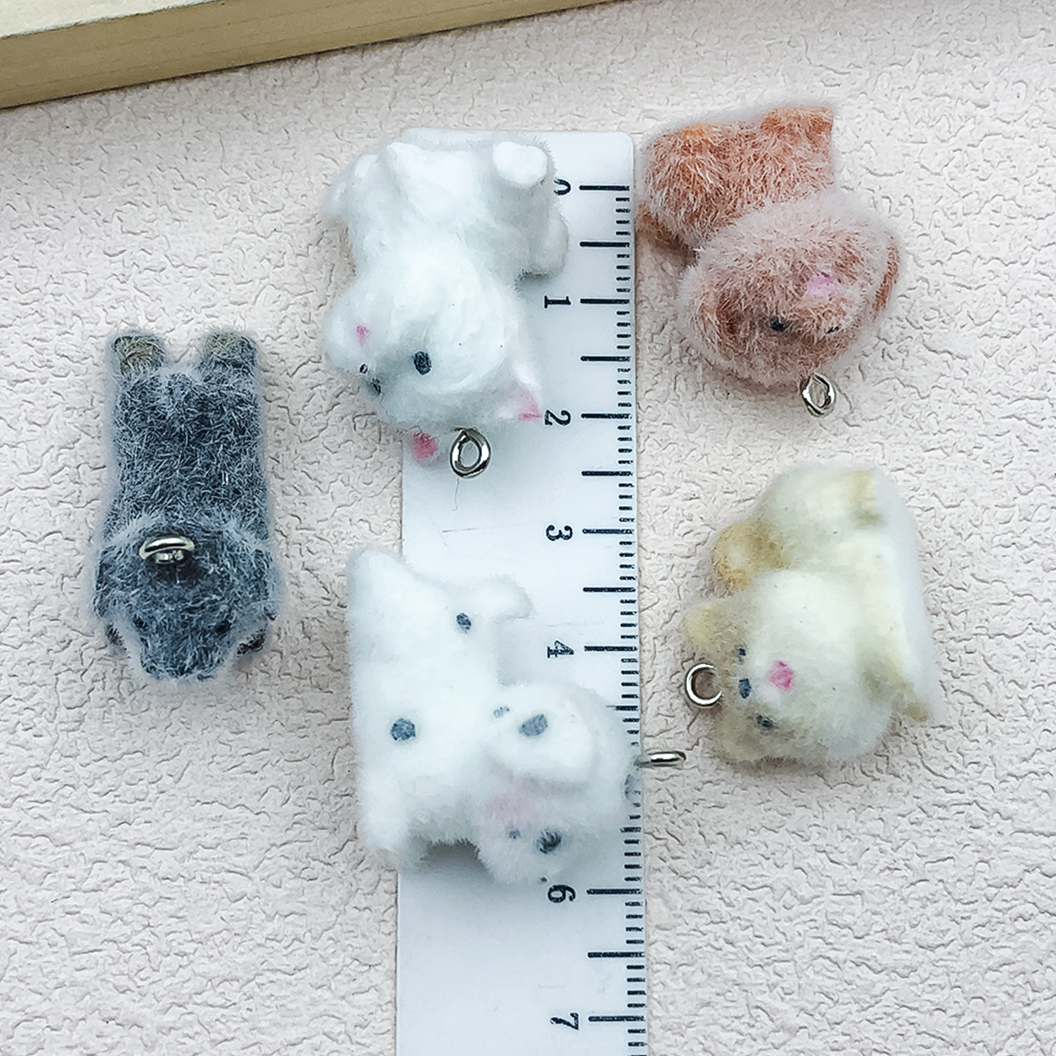 5pcs&1pc Flocked Resin Animal  - Resin Craft Material reseña y precio