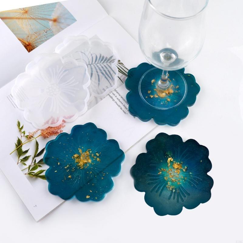 R3MC 2Pcs DIY Flower Silicone  - Geode Mold Silicone reseña y precio