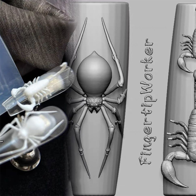 3D Spider Scorpion Silicone Na - Resin Pigment Set reseña y precio