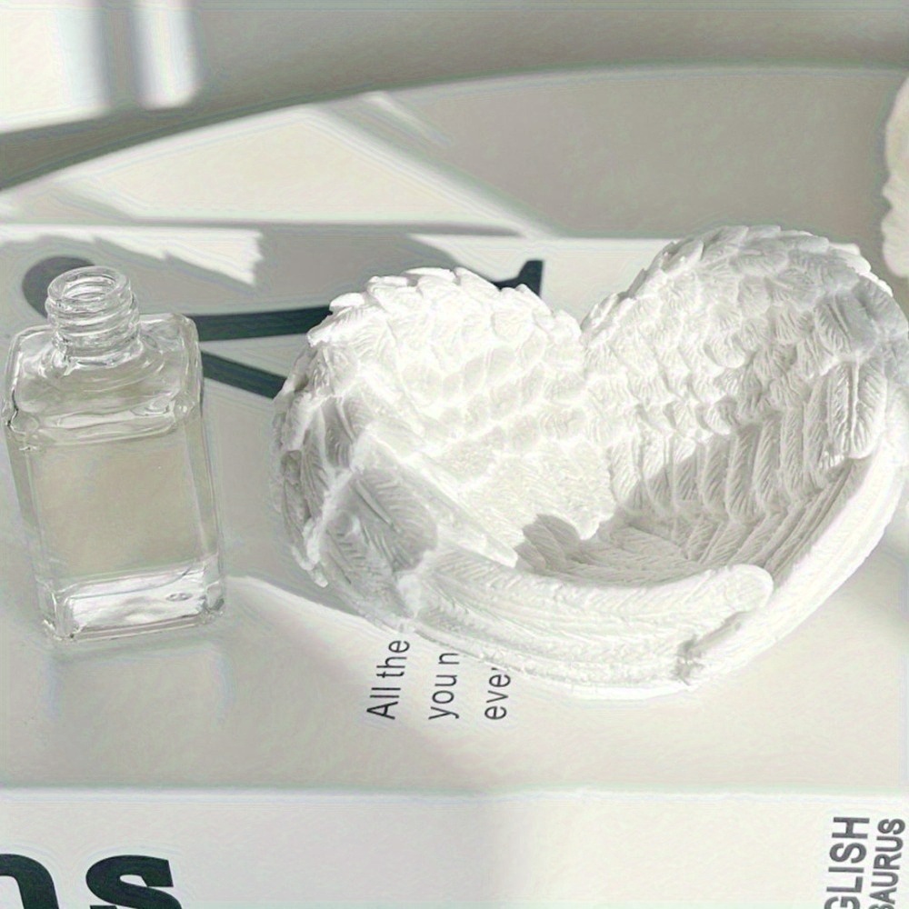 1pc Angel Wing Heart Silicone  - Resin Craft Ideas reseña y precio