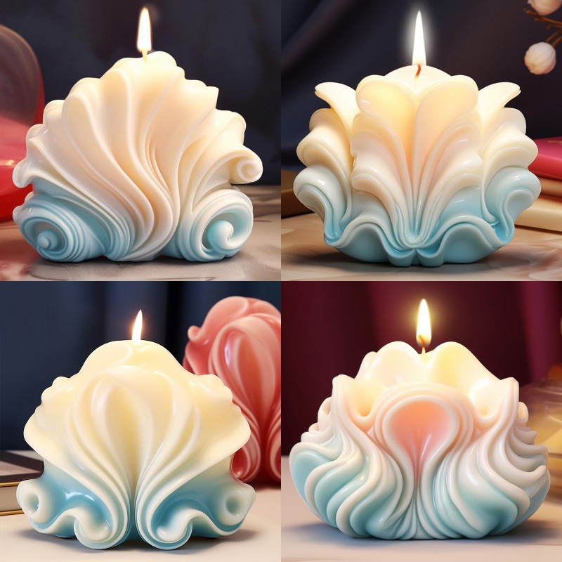 Ocean Shell Candle Silicone Mo - Resin Ocean Wave Mold reseña y precio
