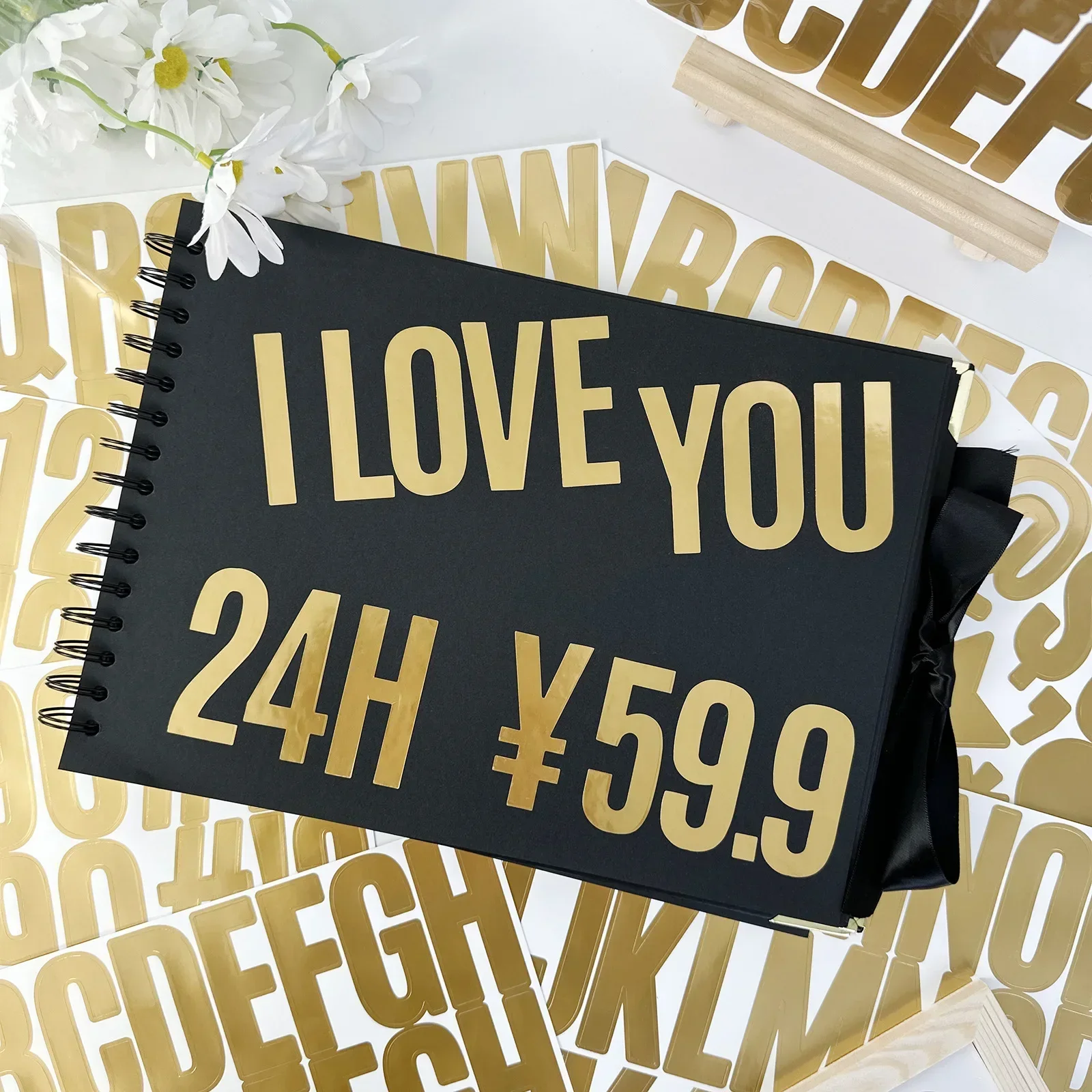 100 Pcs 6 Sheets Gold Letter S - Gold Foil Flakes reseña y precio