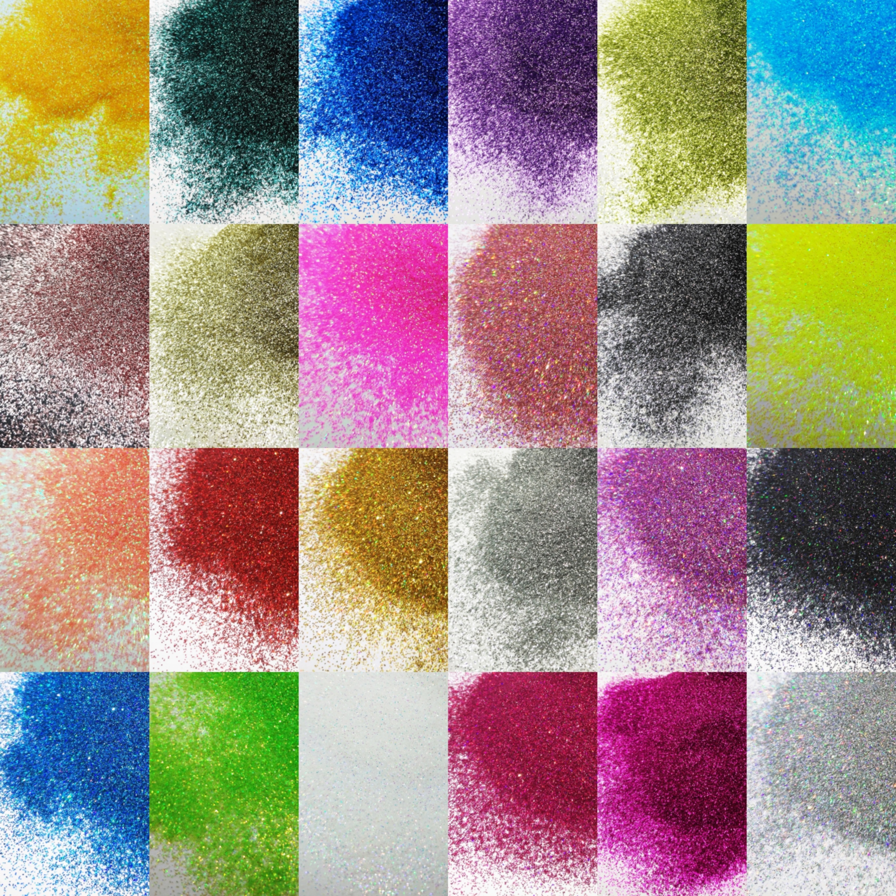 24-Color Cosmetic Iridescent H - Resin Glitter Pack reseña y precio