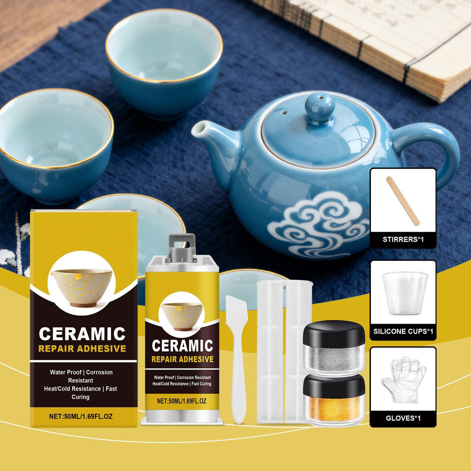 Ceramic Glass Repair Kit Epoxy - Resin Craft Workshop reseña y precio