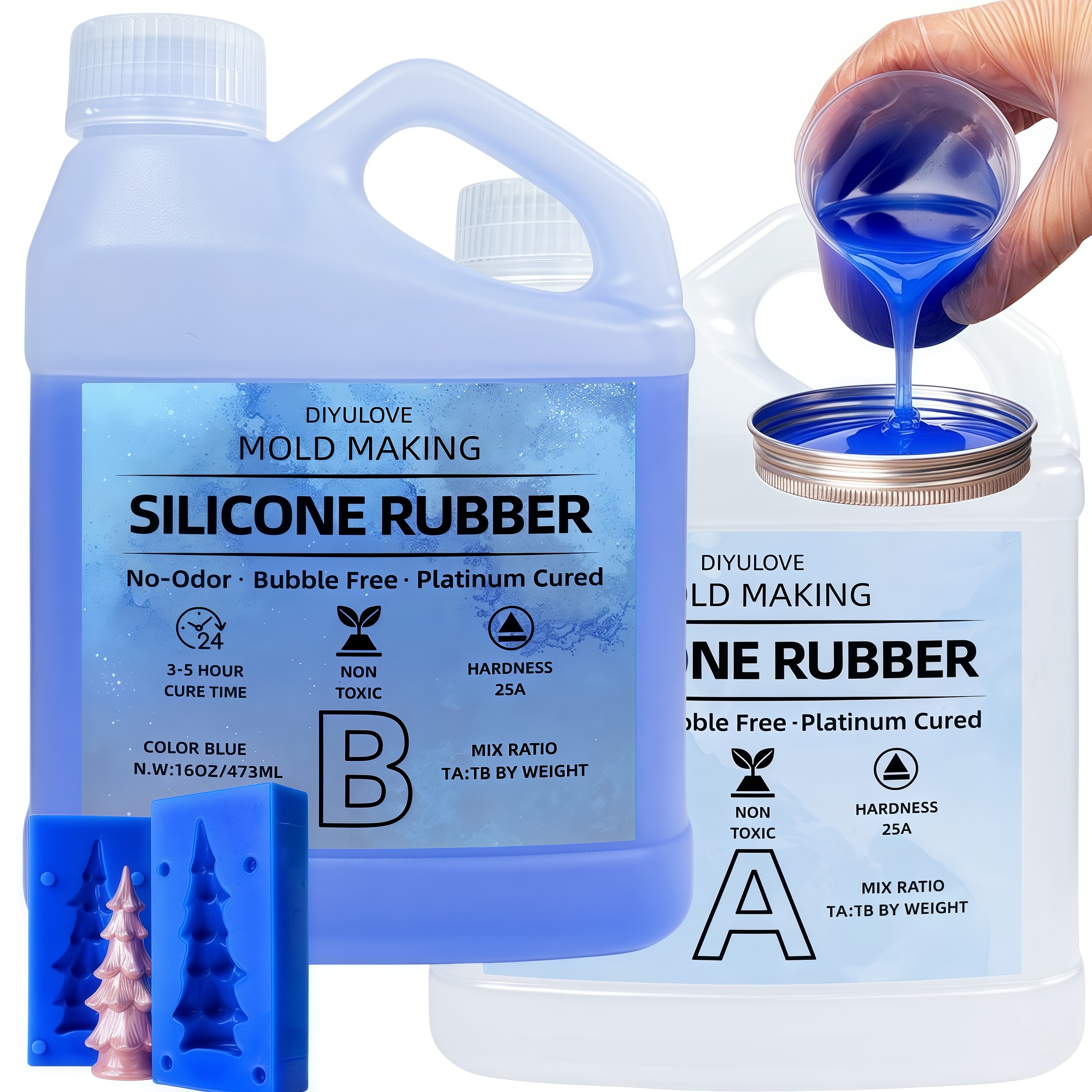 32oz High-Performance Silicone - Epoxy Uv Resin Kit reseña y precio