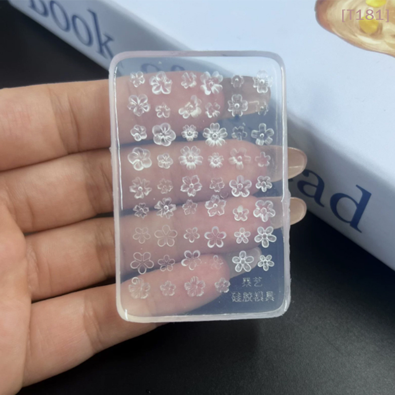 Pcs Silicone Nail Art Mold Flo - Resin Pigment Set reseña y precio