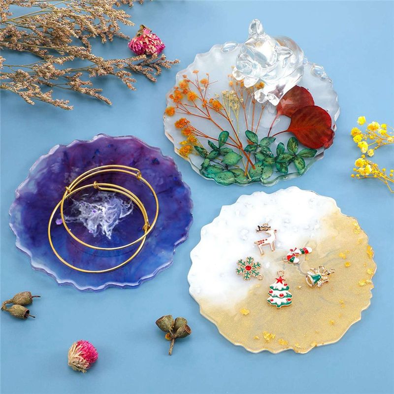 ABVT-12 Pieces Resin Coaster M - Geode Mold Silicone reseña y precio