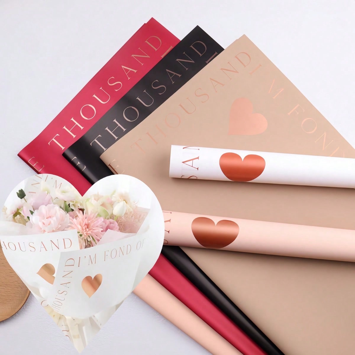 20 Sheets/Pack Gold Foil Heart - Gold Foil Flakes reseña y precio