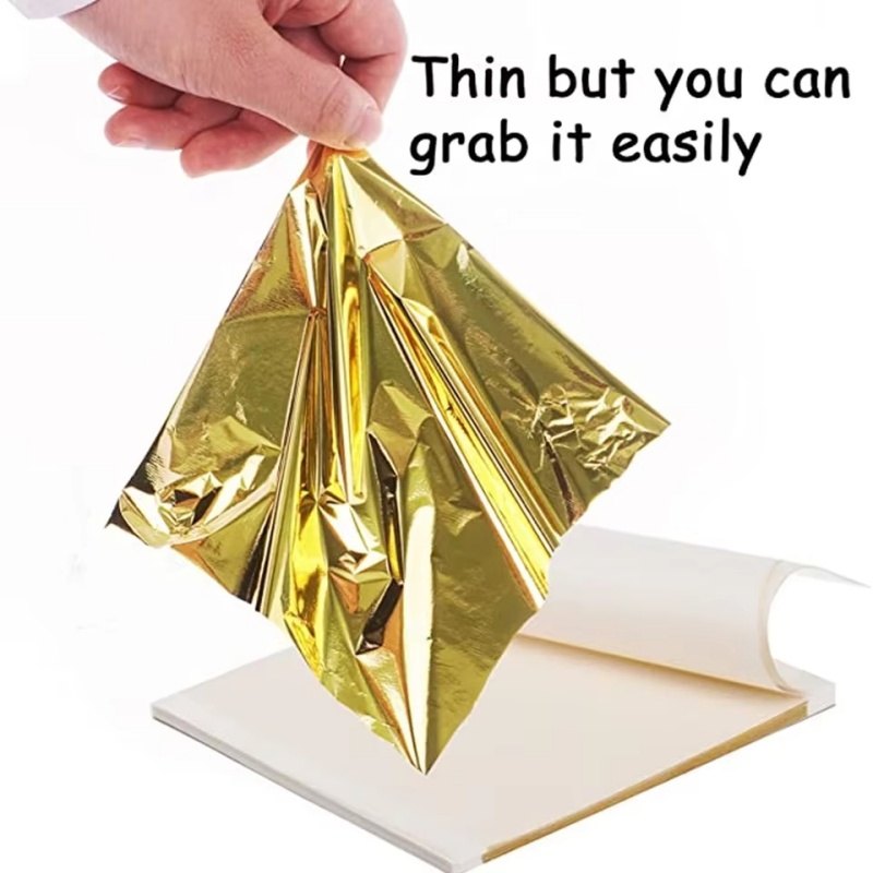 100pcs Imitation Gold Sliver C - Gold Foil Flakes reseña y precio