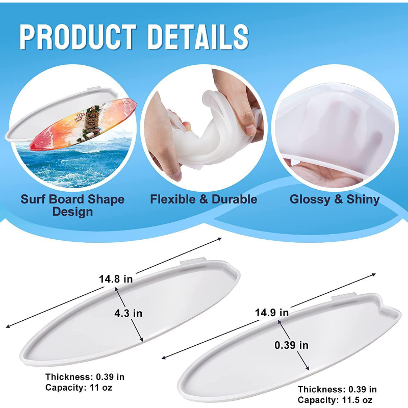 Surfboard Resin Tray Molds Sur - Resin Ocean Wave Mold reseña y precio