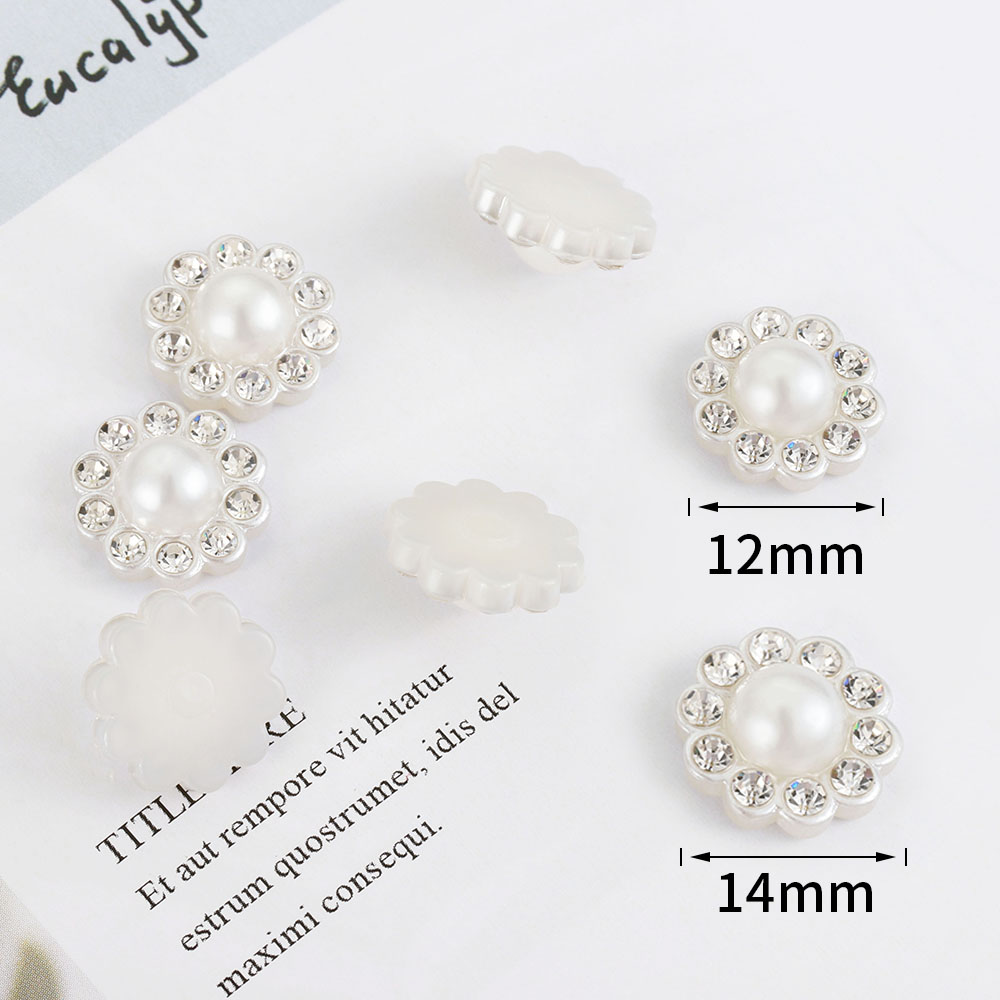 50pcs White Flat Imitation Pea - Flower Preservation Resin reseña y precio