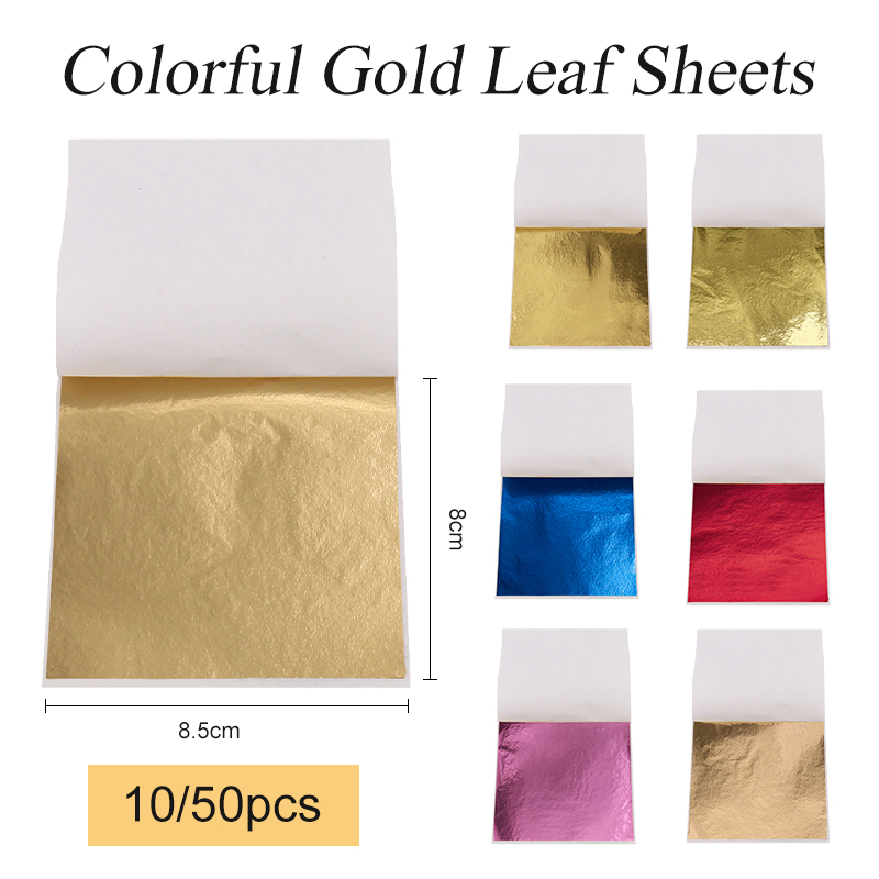 8x8.5cm Taiwan Imitation Gold  - Gold Foil Flakes reseña y precio