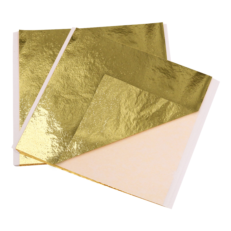 8x8.5cm Taiwan Imitation Gold  - Gold Foil Flakes reseña y precio