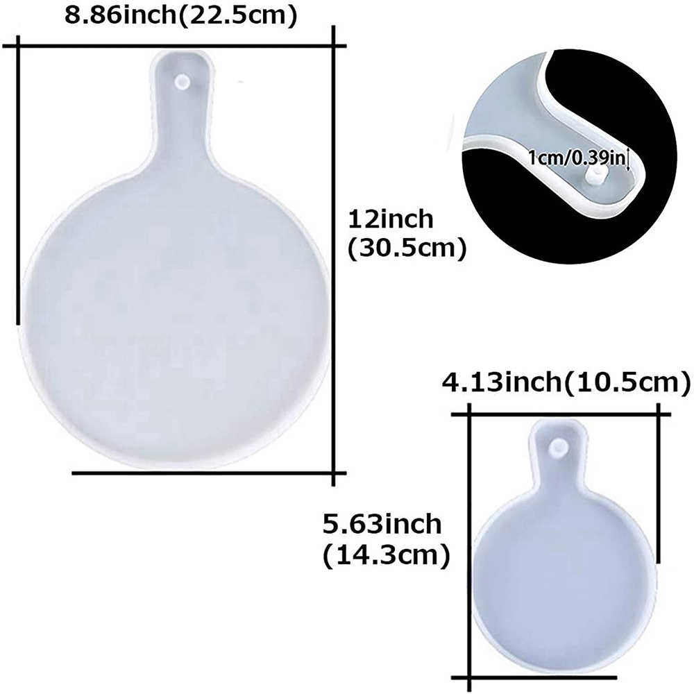 J1UL1N Resin Tray Silicone Mol - Serving Tray Mold reseña y precio