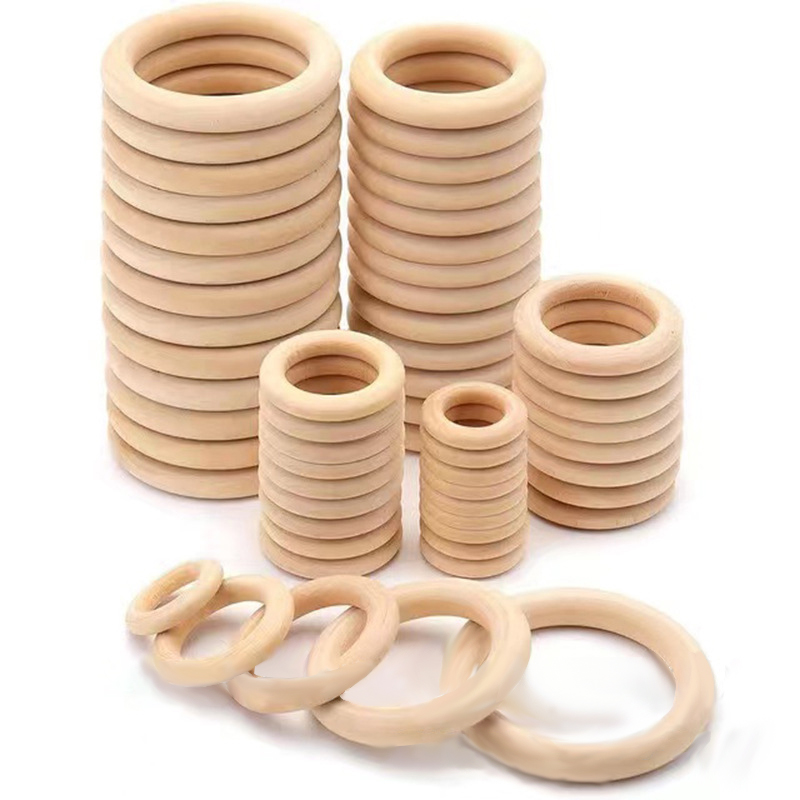 Wooden Rings Wooden Hoops for  - Wood Ring Blank reseña y precio