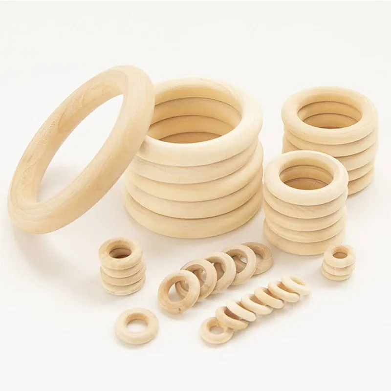 Wooden Rings Wooden Hoops for  - Wood Ring Blank reseña y precio