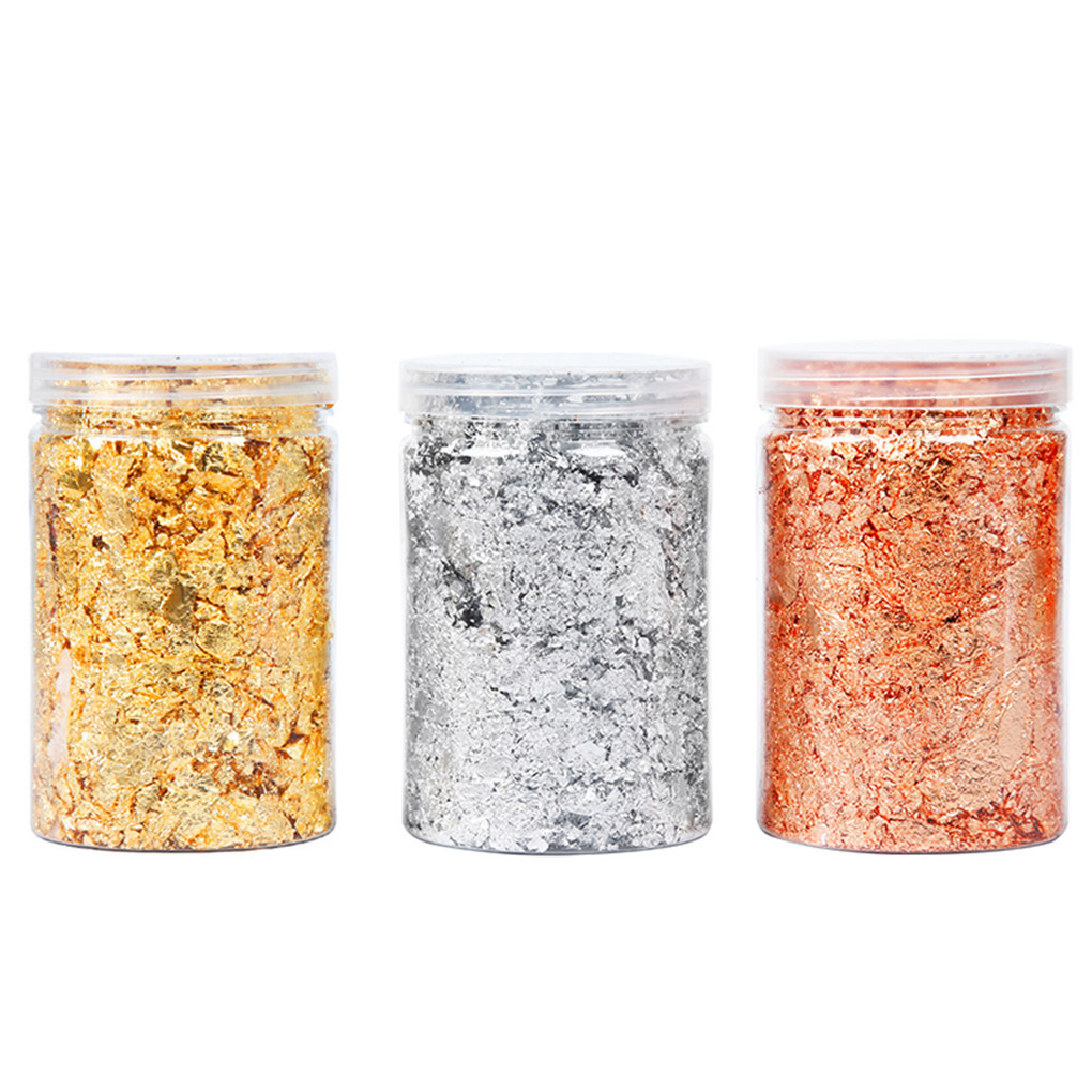 Shiny Genuine Gold Leaf Schabi - Gold Foil Flakes reseña y precio
