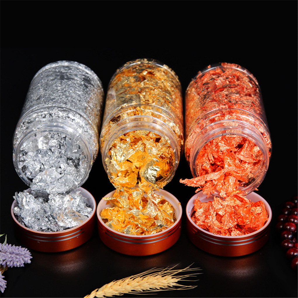 Shiny Genuine Gold Leaf Schabi - Gold Foil Flakes reseña y precio