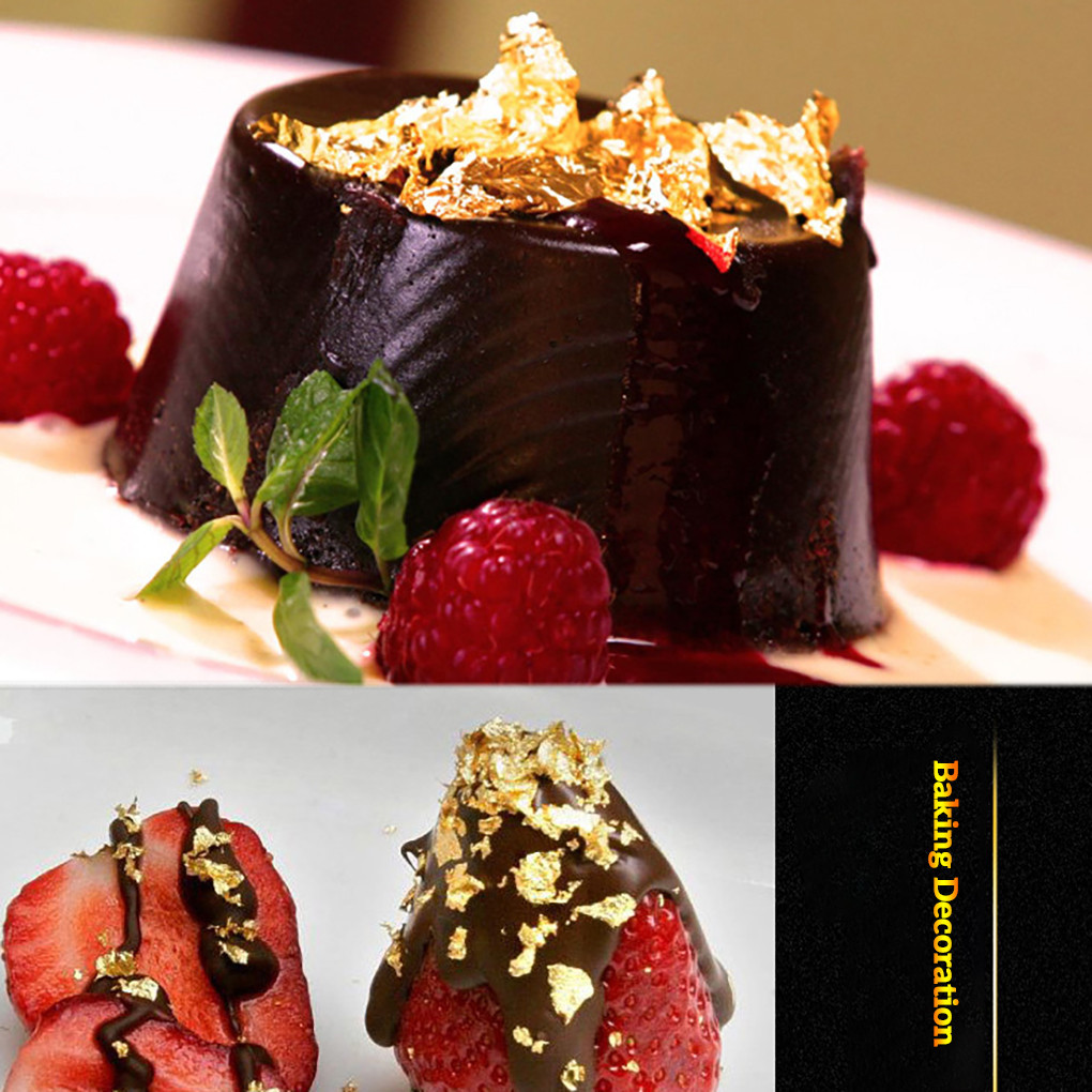 Shiny Genuine Gold Leaf Schabi - Gold Foil Flakes reseña y precio