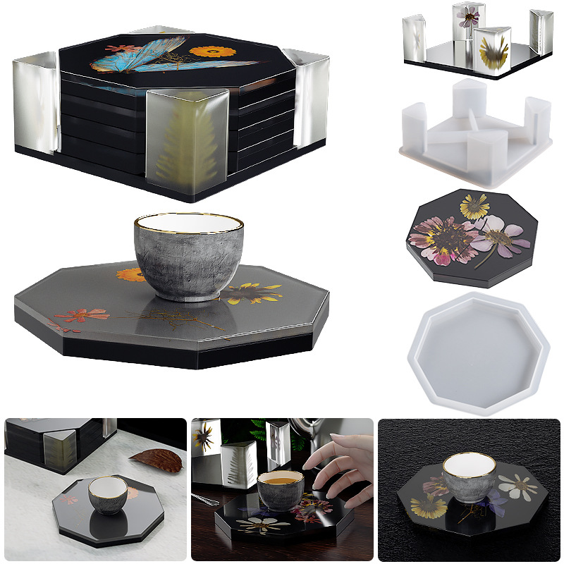 Silicone Coaster Storage Box M - Coaster Mold Round reseña y precio