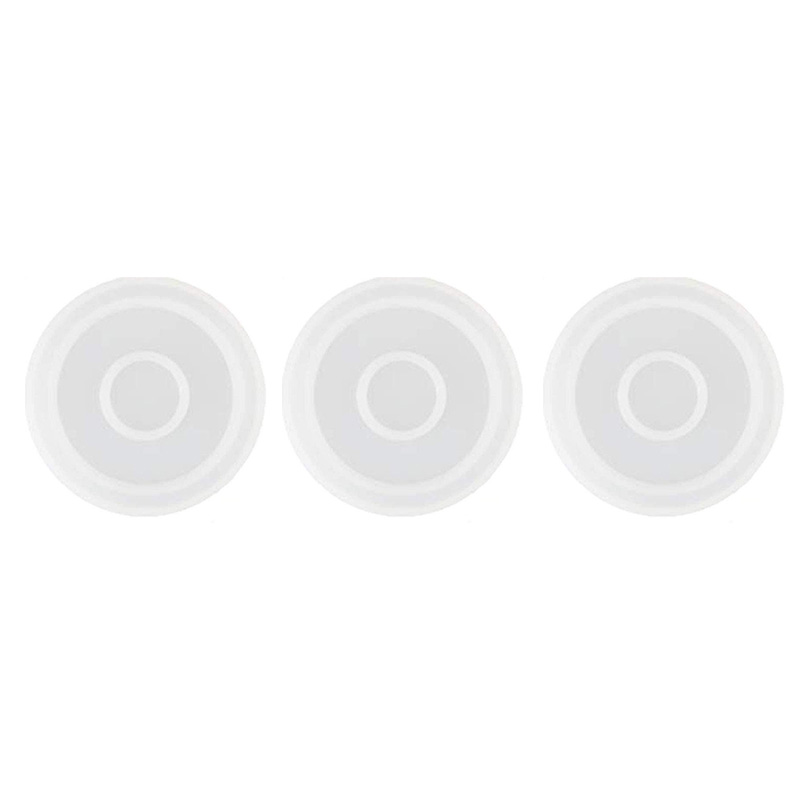 3 Pack Big DIY Round Coaster S - Coaster Mold Round reseña y precio