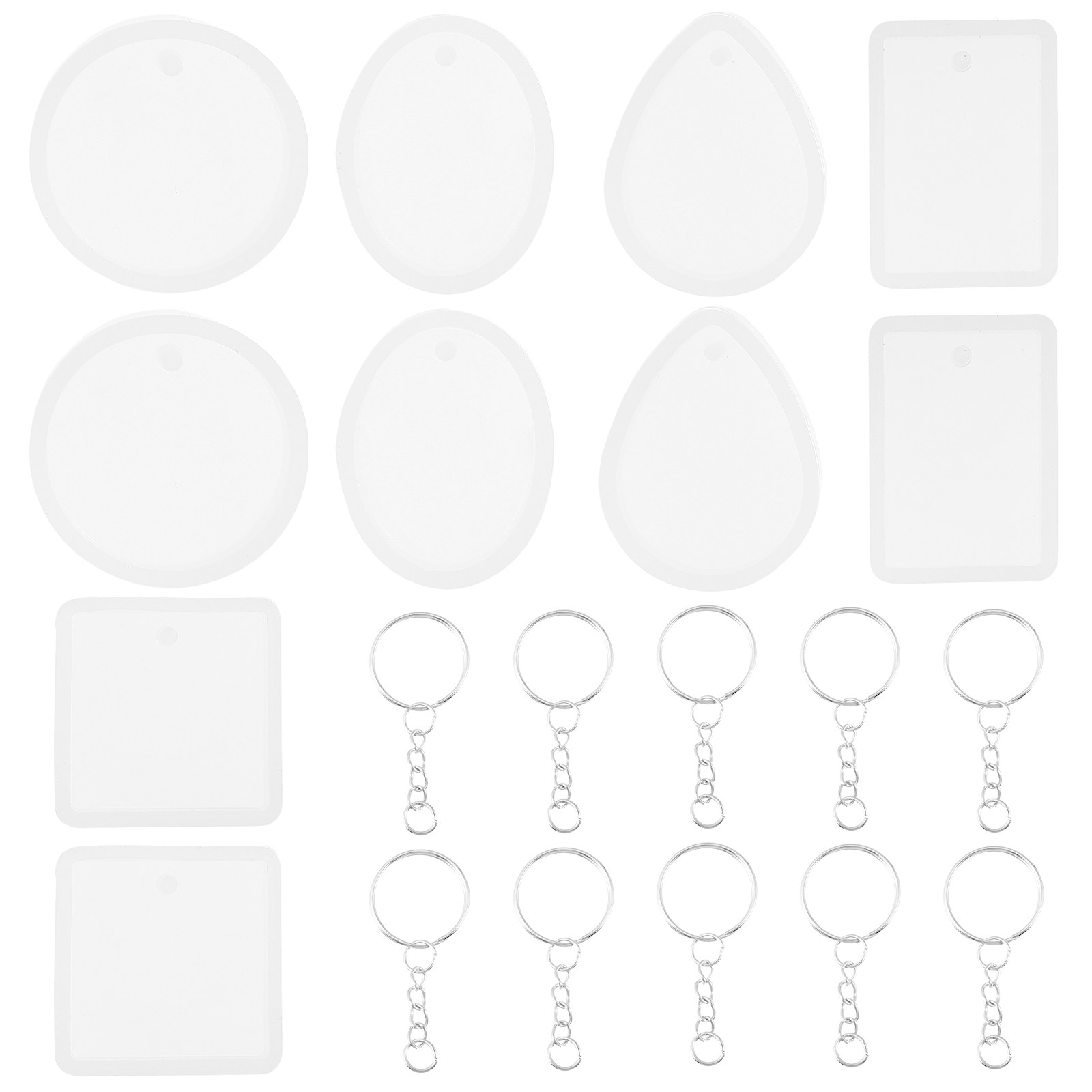 10pcs Diy Keychain Pendant Cha - Resin Crafts Diy reseña y precio