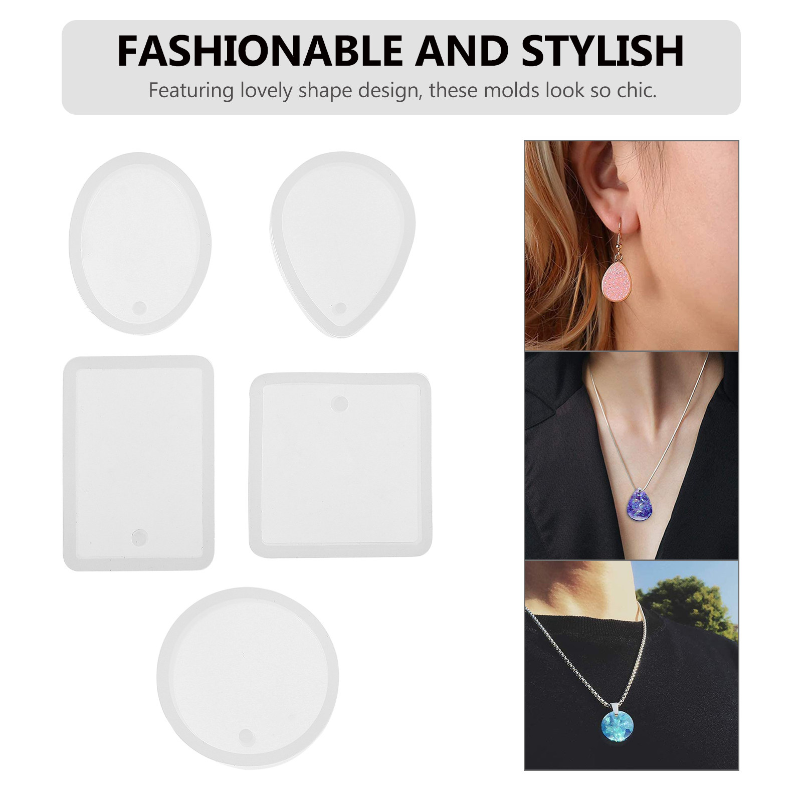 10pcs Diy Keychain Pendant Cha - Resin Crafts Diy reseña y precio