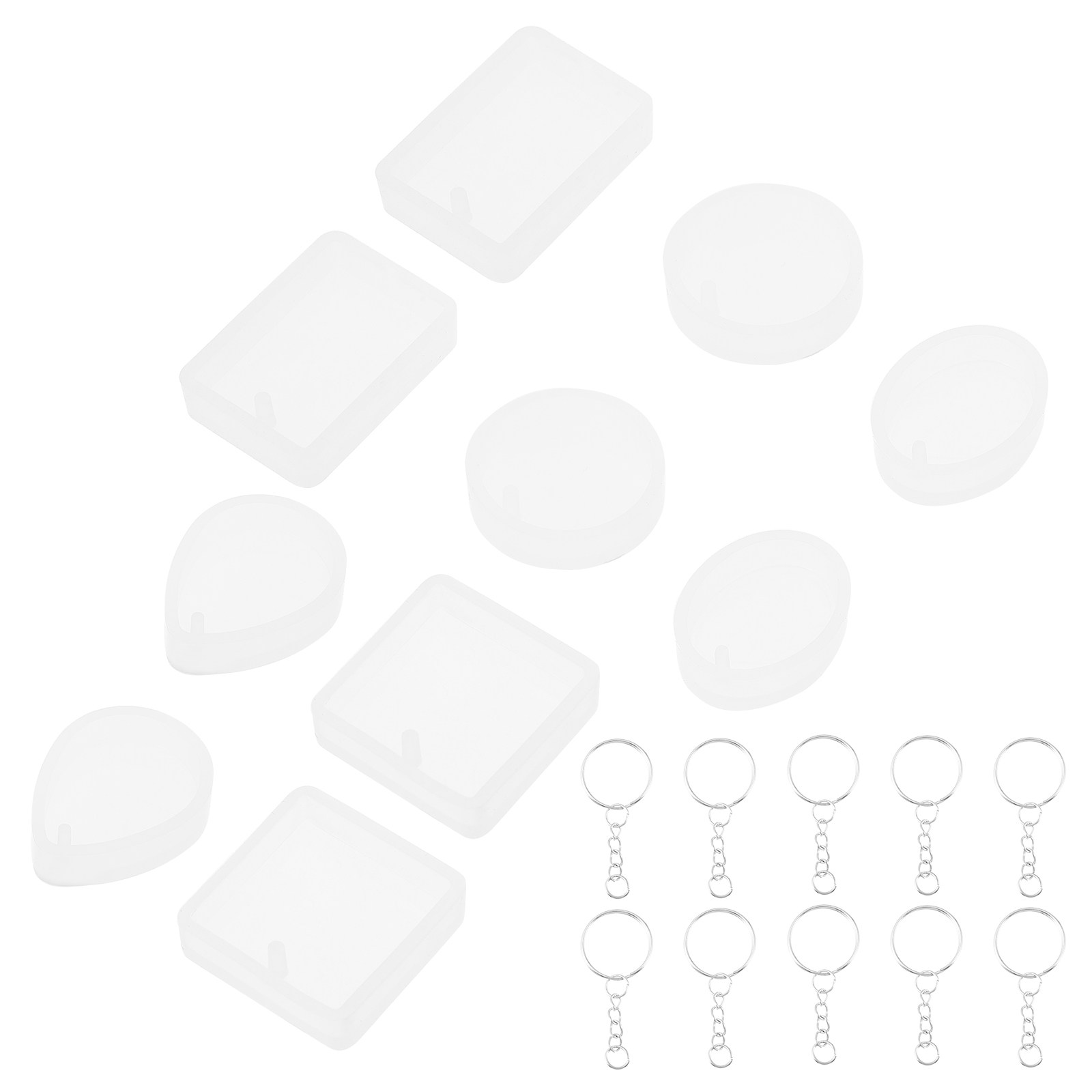 10pcs Diy Keychain Pendant Cha - Resin Crafts Diy reseña y precio