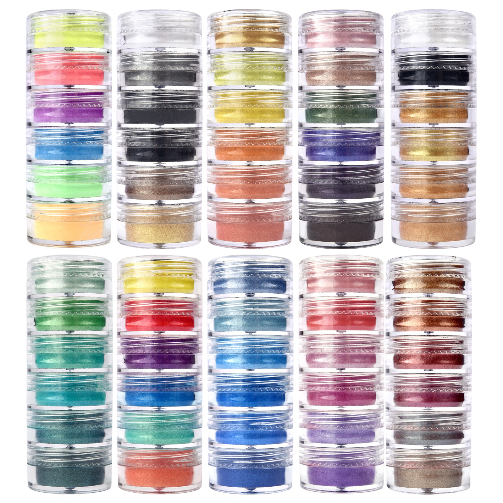 6 Colors/Set Pearlescent Powde - Resin Pigment Set reseña y precio